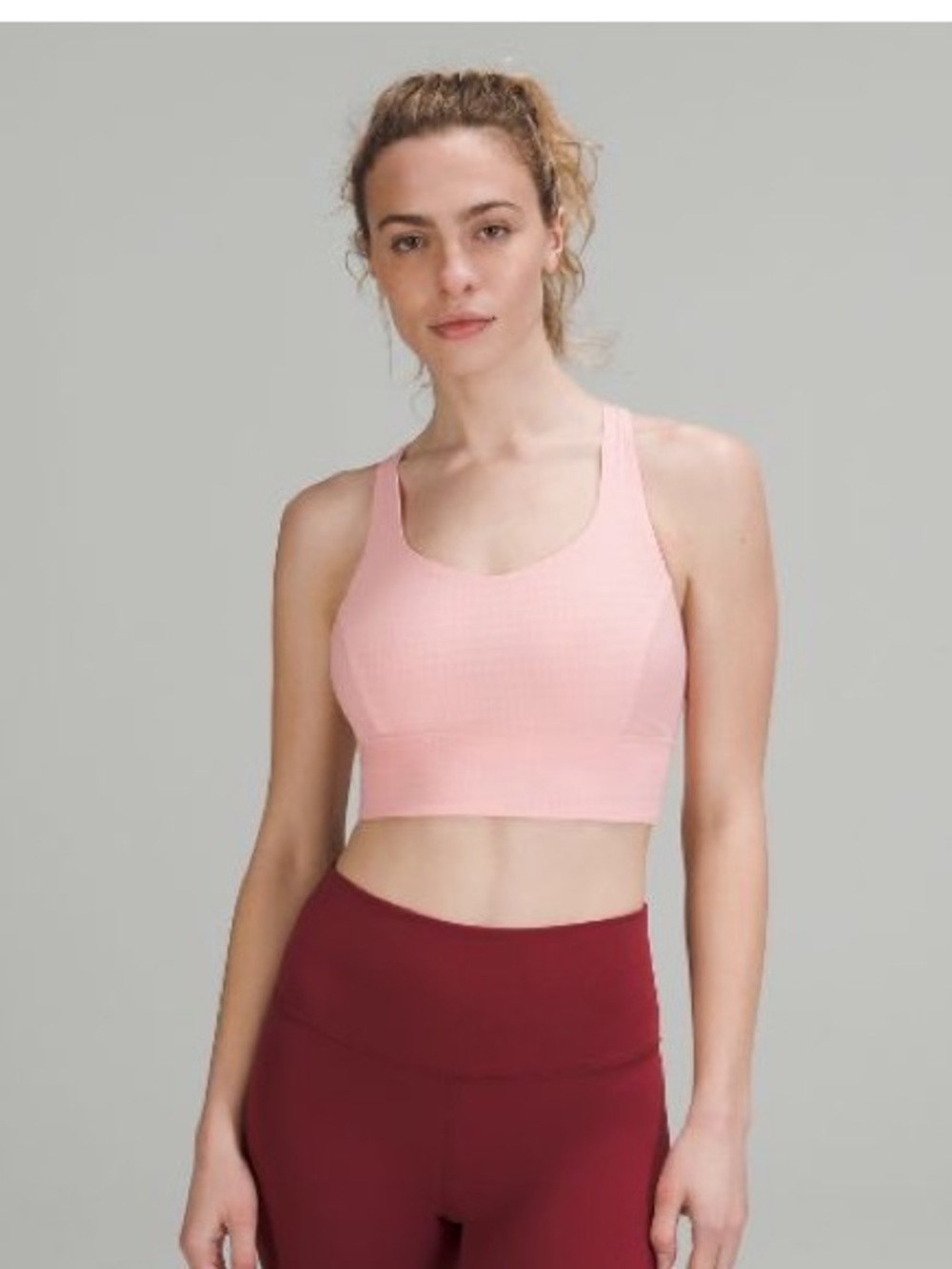 lululemon Free to be Serene Bra C/D - Dew Pink